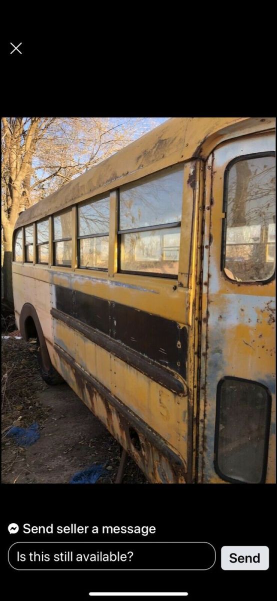 1947 Yellow Ford School Bus