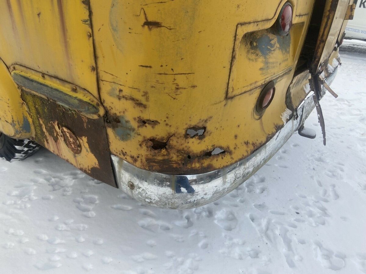 1947 Yellow Ford School Bus