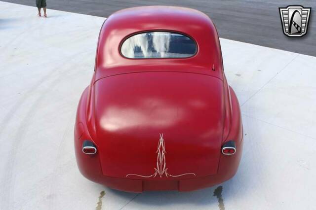 1947 Red Ford Super Deluxe Coupe
