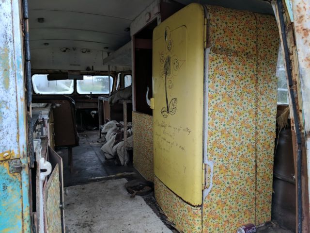 1947 Green Ford superior bus Van Camper