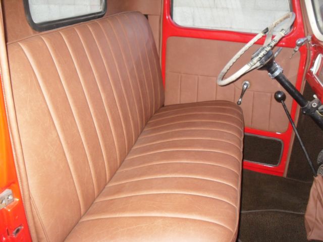 1947 Red Ford F-100 Standard Cab Pickup