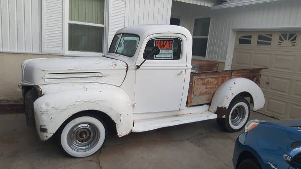 1947 white Ford Other Pickups 2dr short bed