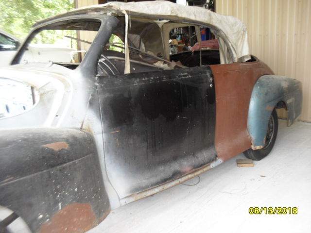 1947 black cherry Ford zephyr Coupe