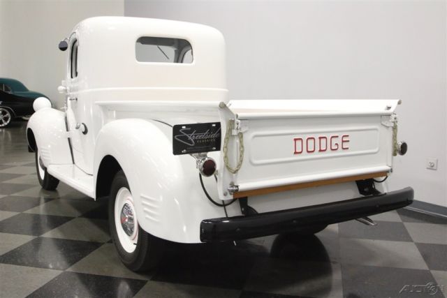 1947 White Dodge Pickup