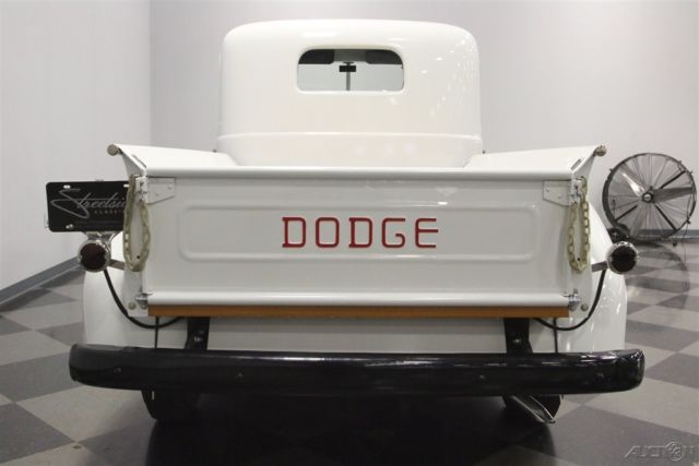 1947 White Dodge Pickup