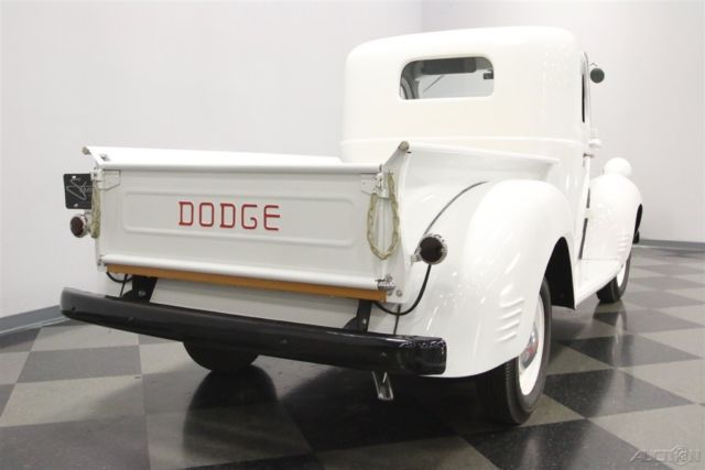 1947 White Dodge Pickup