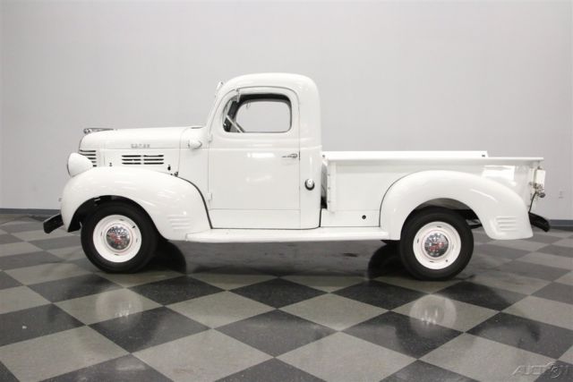 1947 White Dodge Pickup