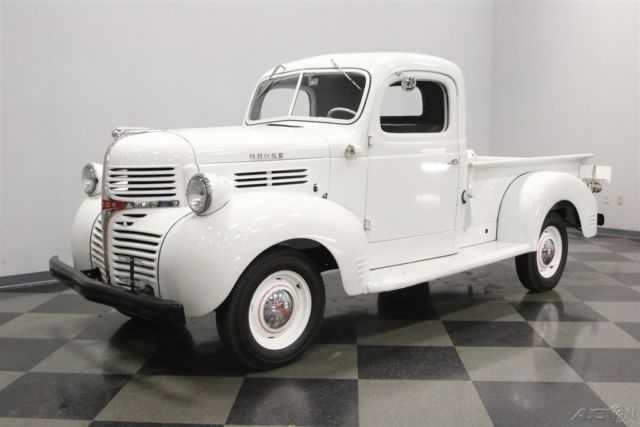 1947 White Dodge Pickup