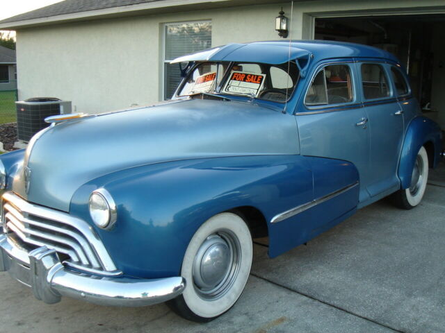 1947 Blue Oldsmobile 66 Sedan