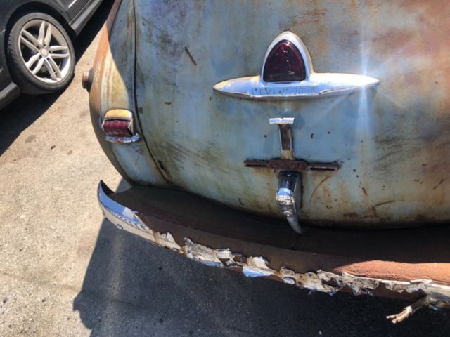 1947 Blue Plymouth Special deluxe Sedan