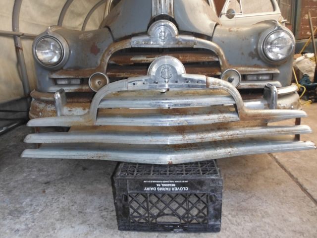 1947 2 tone grey Pontiac Streamliner 2 Dr Sdn