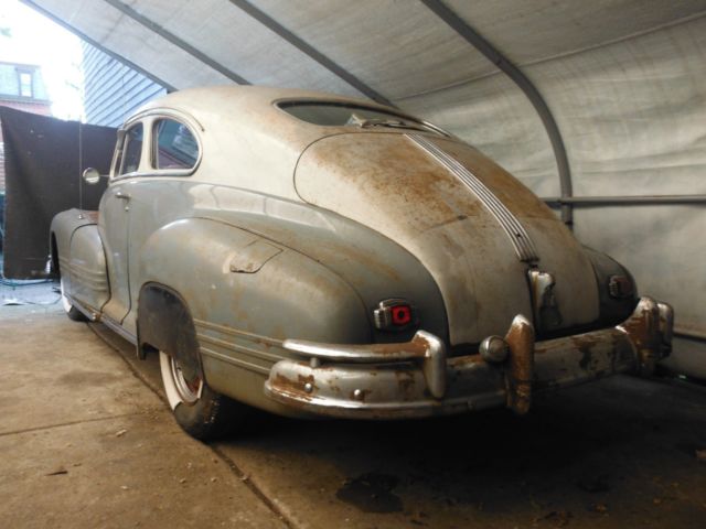 1947 2 tone grey Pontiac Streamliner 2 Dr Sdn