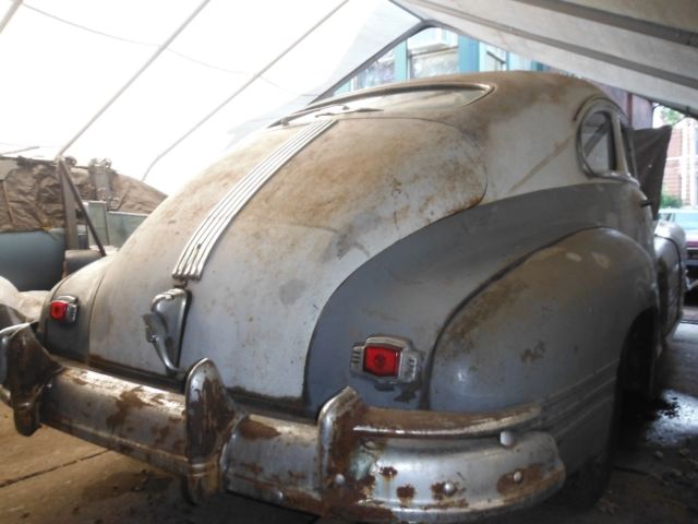 1947 2 tone grey Pontiac Streamliner 2 Dr Sdn