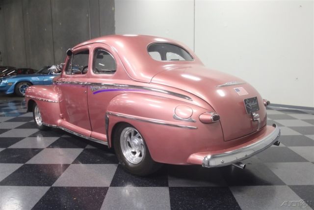 1947 Red Ford Deluxe
