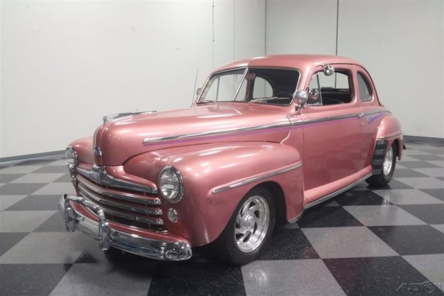 1947 Red Ford Deluxe