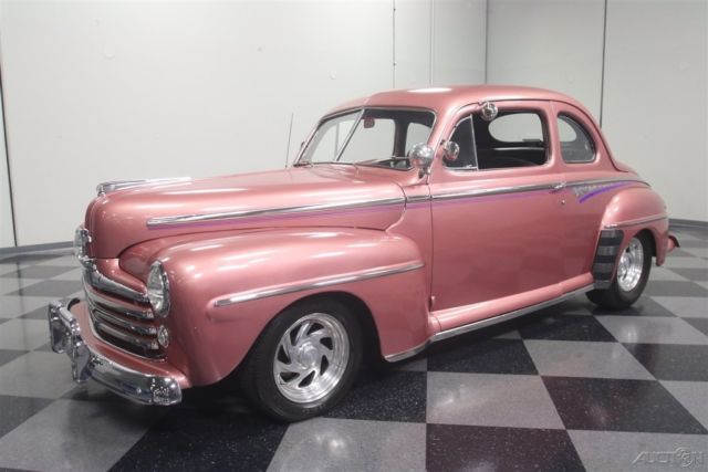 1947 Red Ford Deluxe