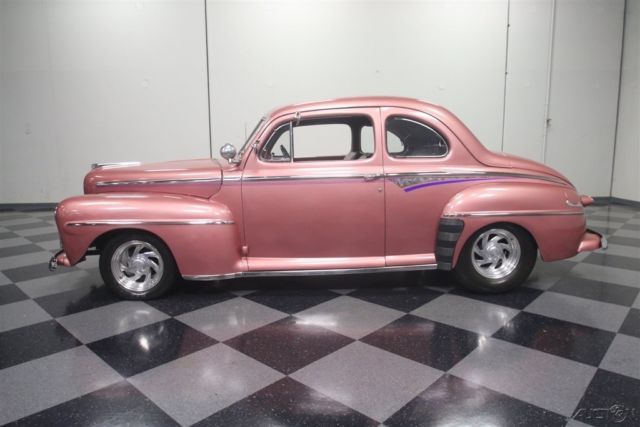 1947 Red Ford Deluxe