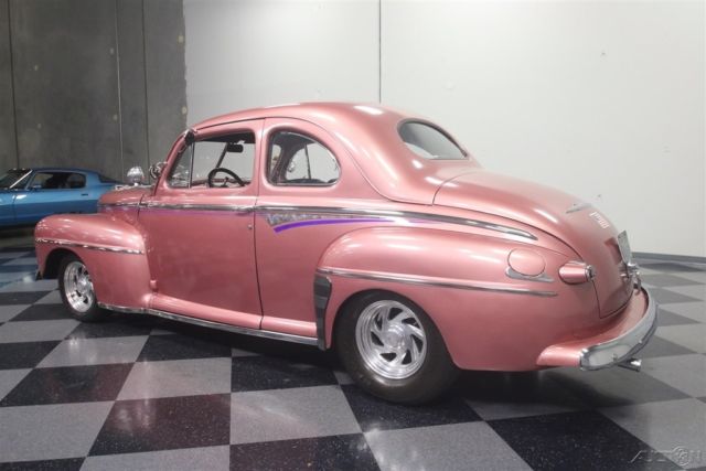 1947 Red Ford Deluxe