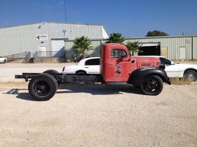 1947 Red Chevrolet Fleet Master