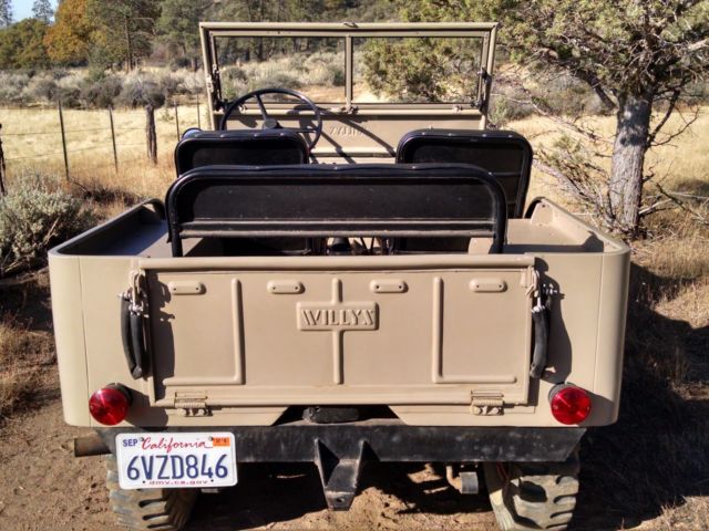 1947 Tan Willys CJ2A SUV