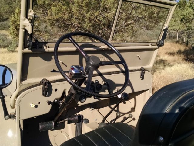 1947 Tan Willys CJ2A SUV