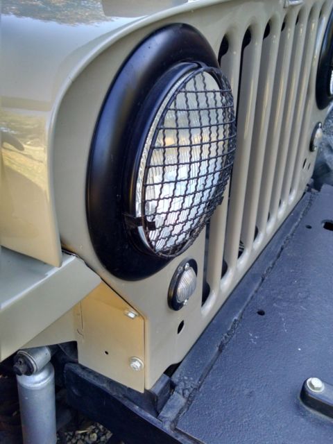 1947 Tan Willys CJ2A SUV