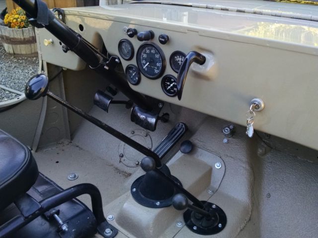 1947 Tan Willys CJ2A SUV