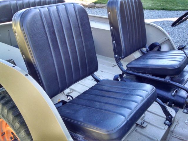 1947 Tan Willys CJ2A SUV