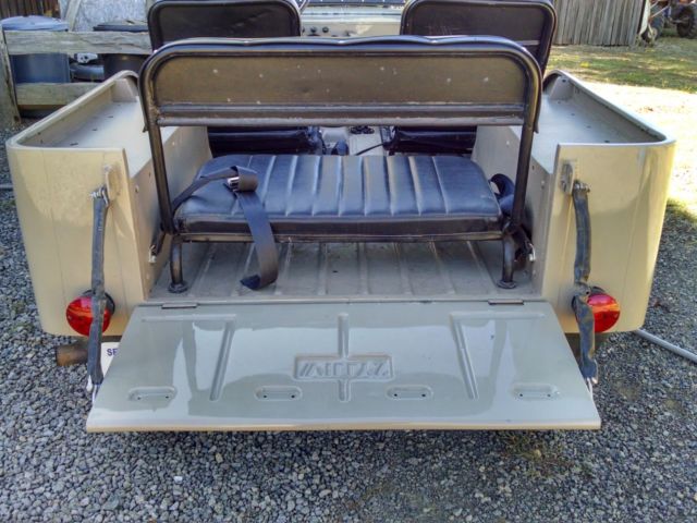 1947 Tan Willys CJ2A SUV