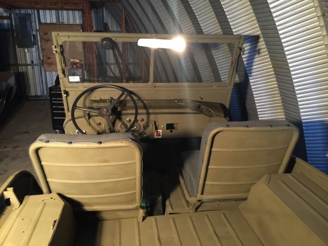 1947 Green Willys CJ2 Convertible