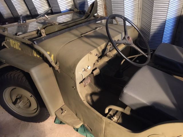 1947 Green Willys CJ2 Convertible