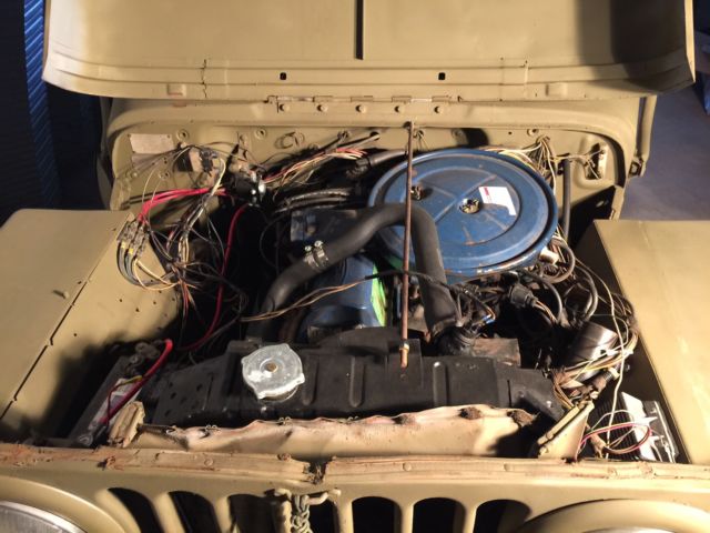 1947 Green Willys CJ2 Convertible