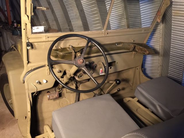 1947 Green Willys CJ2 Convertible