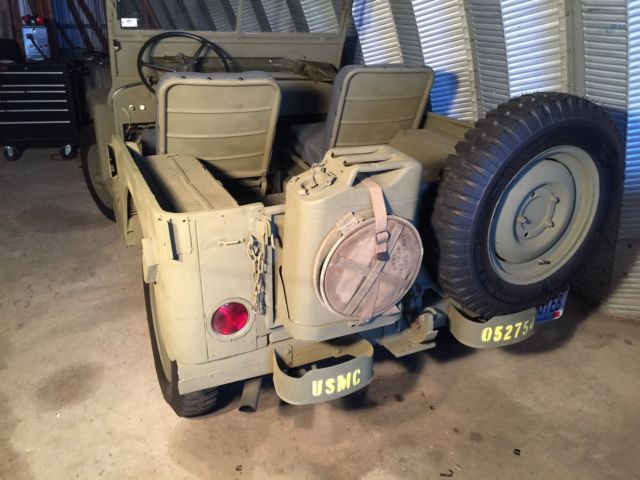 1947 Green Willys CJ2 Convertible