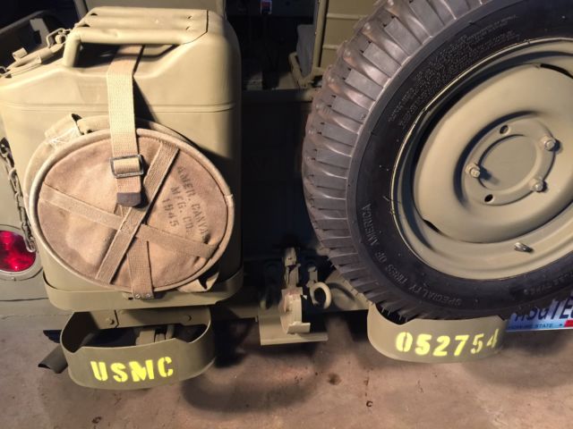 1947 Green Willys CJ2 Convertible