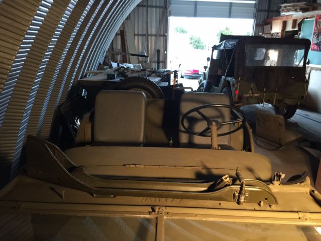 1947 Green Willys CJ2 Convertible