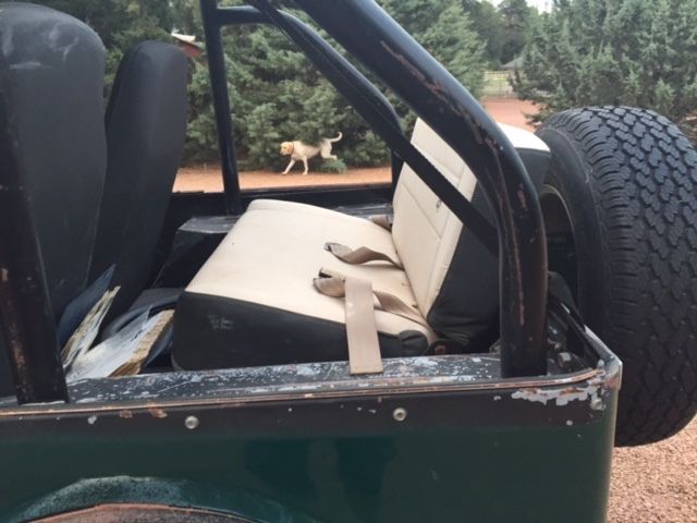 1947 Green Willys CJ2A Convertible
