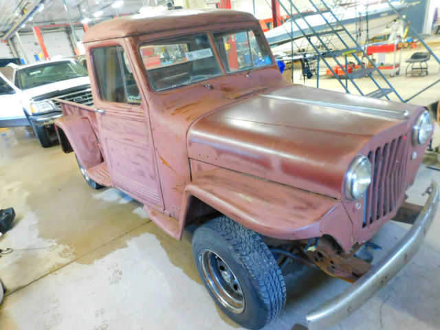 1947 Red Willys Jeep