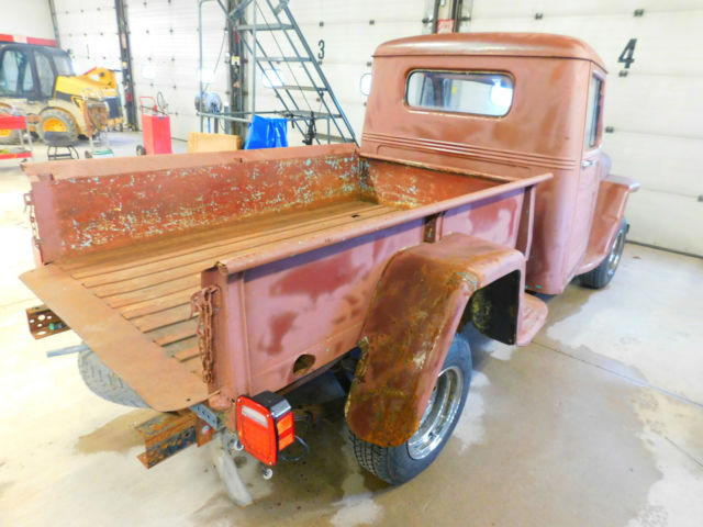 1947 Red Willys Jeep