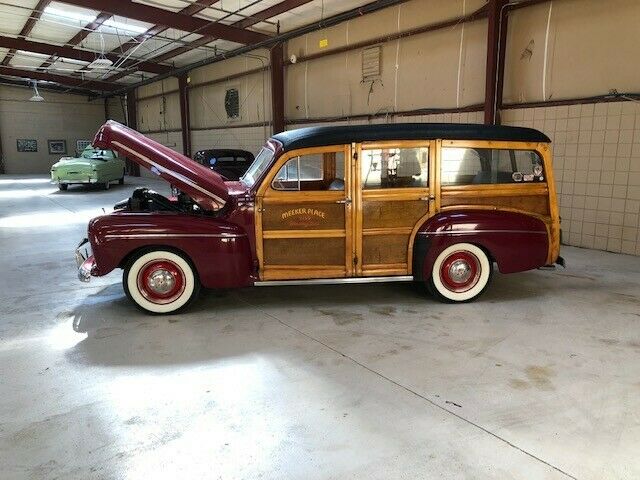 1947 Burgundy Ford Other Wagon
