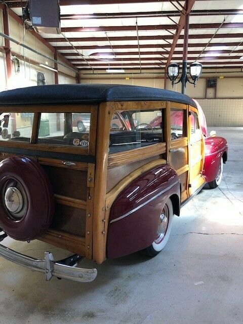 1947 Burgundy Ford Other Wagon