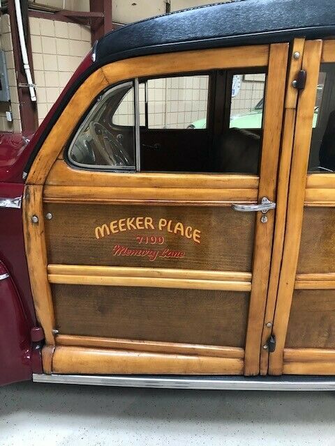 1947 Burgundy Ford Other Wagon