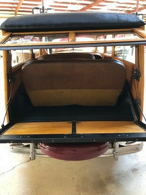 1947 Burgundy Ford Other Wagon