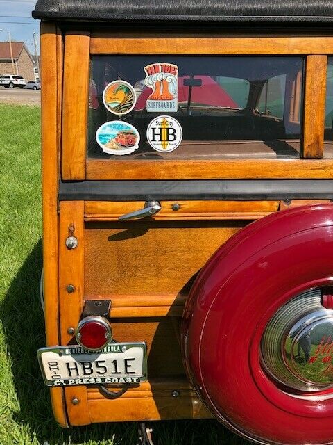 1947 Burgundy Ford Other Wagon