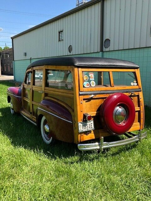 1947 Burgundy Ford Other Wagon