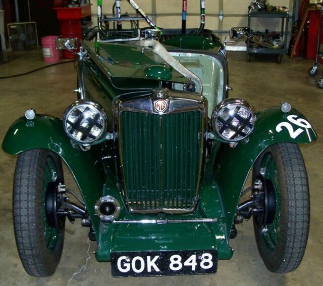 1948 British Racing Green MG T-Series Coupe