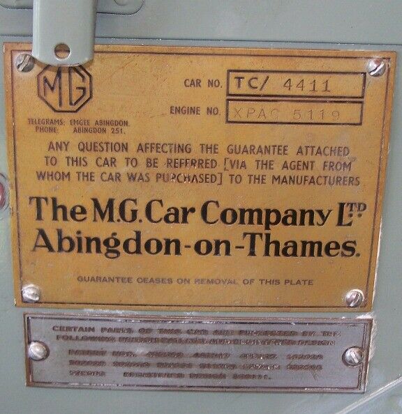 1948 British Racing Green MG T-Series Coupe