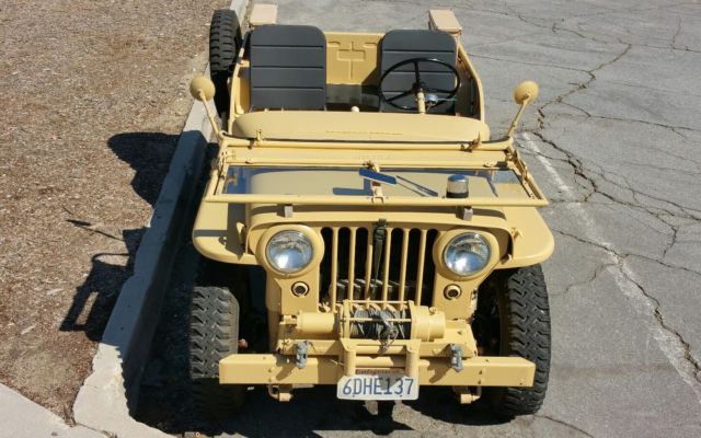 1947 Tan Willys CJ