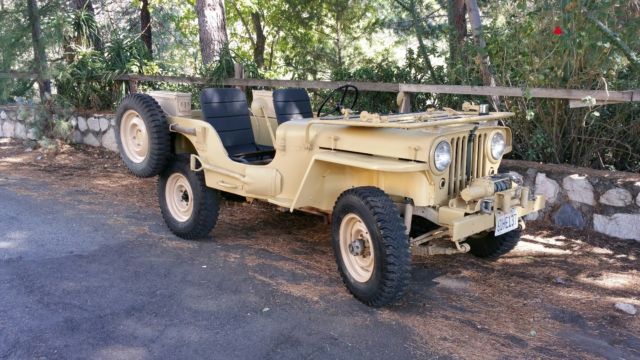 1947 Tan Willys CJ