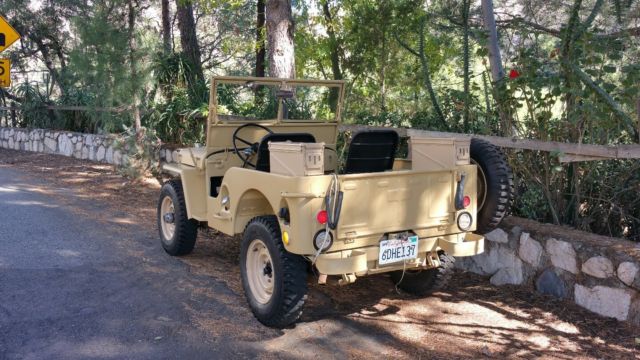 1947 Tan Willys CJ